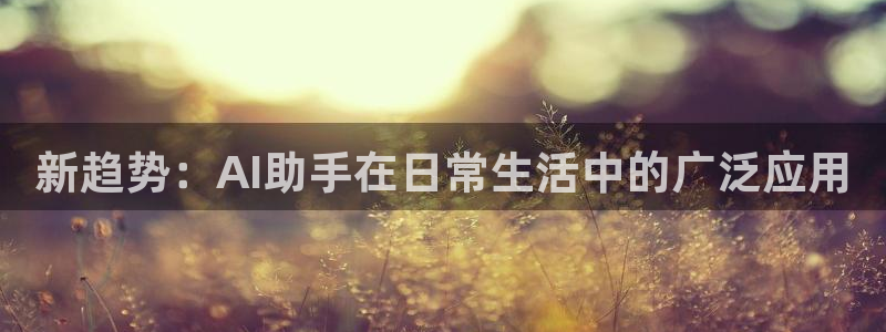 戴高乐机场地址：新趋势：AI助手在日常生活中的广泛应用